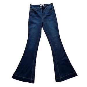 NEW VERVET By FLYING MONKEY Super Flare High Rise Trouser Jeans Women’s 28 x 34”